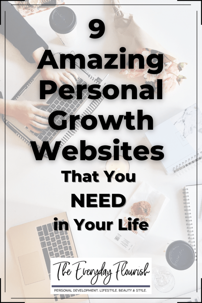 9 Personal Growth Websites pin