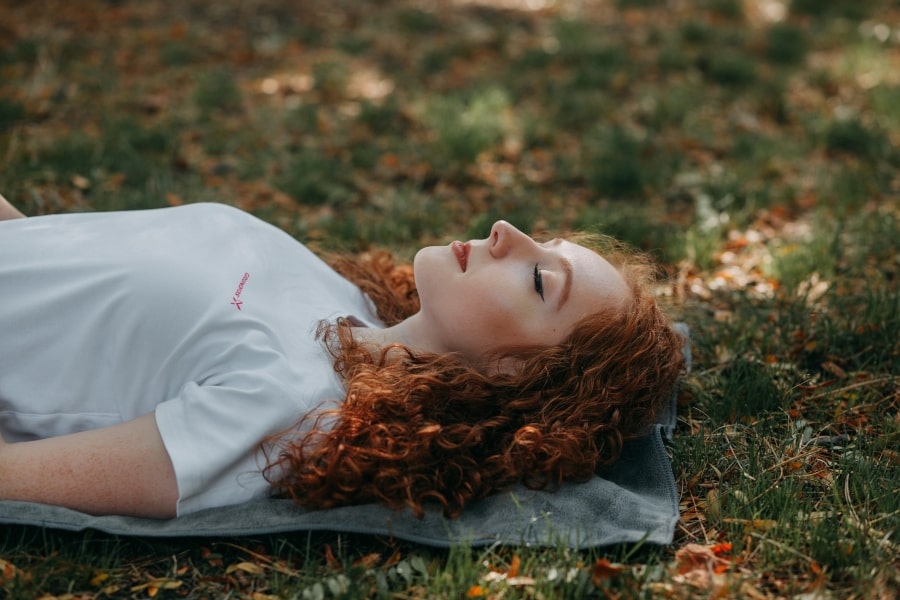 woman meditation for de-stress activities